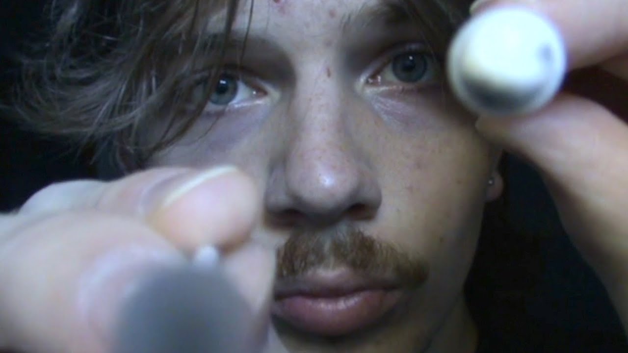 asmr ~ touching & tapping the lens (w/ camcorder)