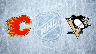 NHL Calgary Flames vs Pittsburgh Penguins / Oct.28, 2021/Goals only
