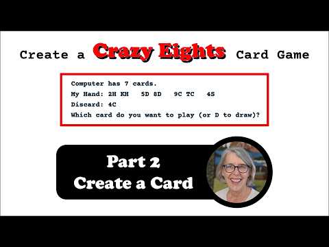 Create a Crazy Eights Card Game: TG16.2 Constructors