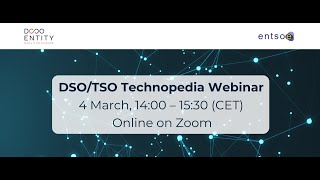 Webinar on DSO/TSO Technopedia implementation | DSO Entity and ENTSO-E