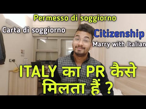 Italy Pr How to get Italy PR and Citizenship| Permesso di soggiorno| - YouTube