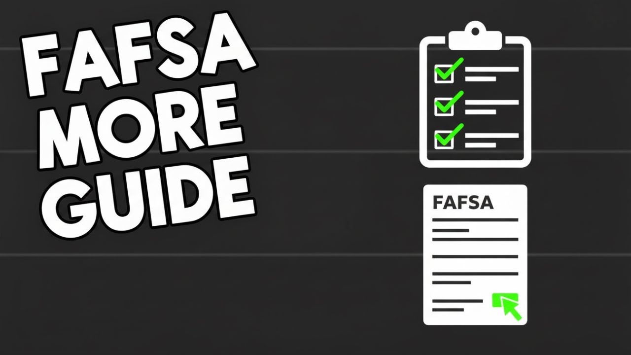 How do I apply for financial aid FAFSA - step by step - YouTube