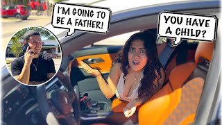 Saying "I'm Going To Be A FATHER" Then Leaving The Car!!