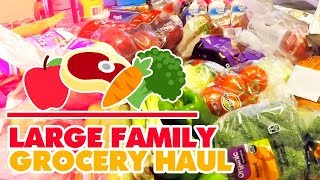 Large Family Grocery Haul | Walmart Grocery PickUp | 46 Week Haul