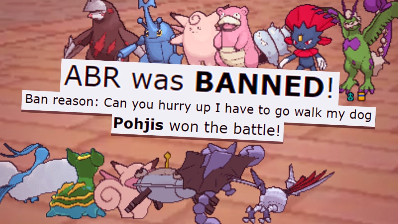 When you get BANNED in the finals of a tournament