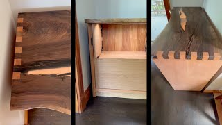 Building a Walnut and Cherry Liquor Cabinet