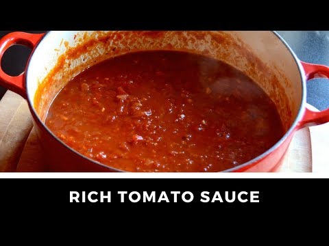 1-Minute Video! The best RICH TOMATO SAUCE recipe ever!