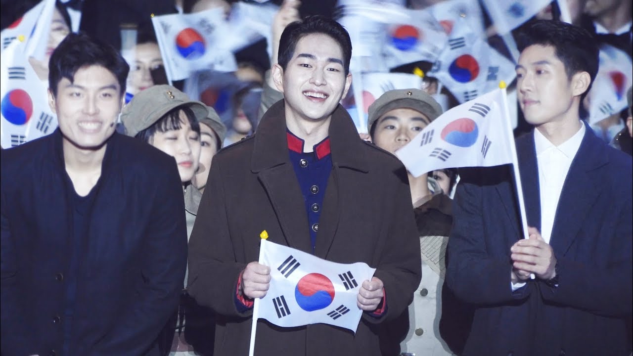 190411 대한민국 임시정부 수립 100주년 기념식 - 엔딩+포토타임 (온유 직캠 4K)