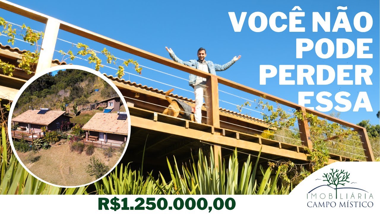POUSADA? CHÁCARA? VILA? ESSA PROPRIEDADE A VENDA NO SUL DE MINAS PODE SER O QUE VOCÊ QUISER!
