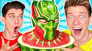 Insane Food Art Challenges & How To Make The Best Disney Avengers DIY Edible Art | Collins Key