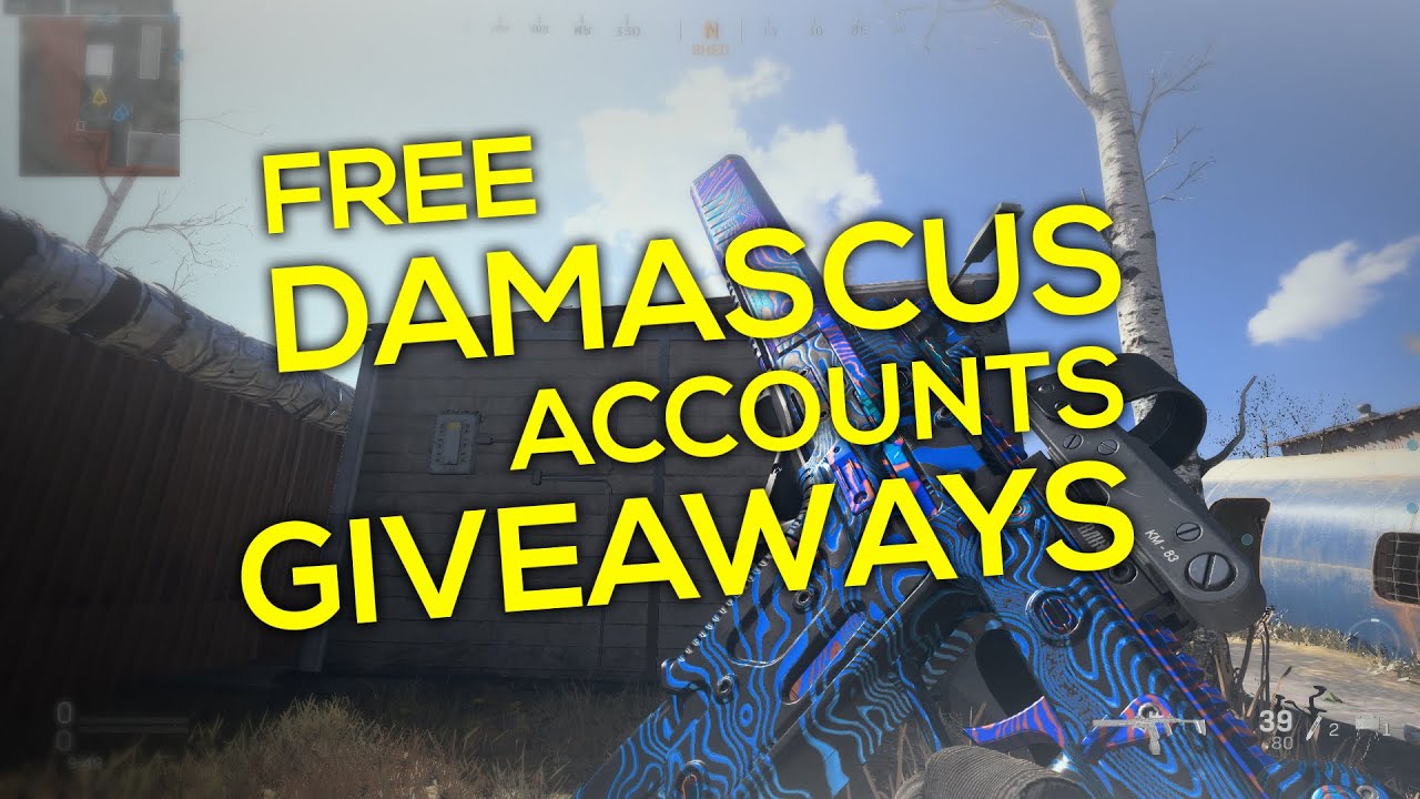 [MW2019] FREE FULL DAMASCUS ACCOUNTS !!! YouTube