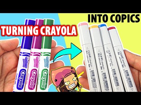 SoCraftastic - Do cheap, Crayola markers blend better than Copic?! Find out  in my newest #SoCraftastic video on ! I did an unboxing, review, &  comparison for the Crayola Blending Markers +