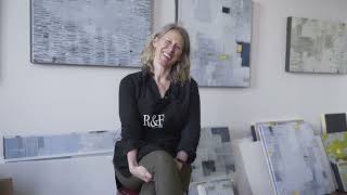 Painting the Blues: Dietlind Vander Schaaf Is a Contemporary Abstract Encaustic Artist in Maine