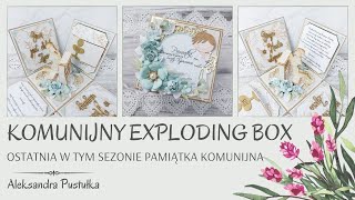 Exploding box na pamiątkę Pierwszej Komunii Świętej