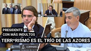 El repaso que le dio Oskar Matute al "chulo" José María Aznar (Comisión Financiación ilegal PP)