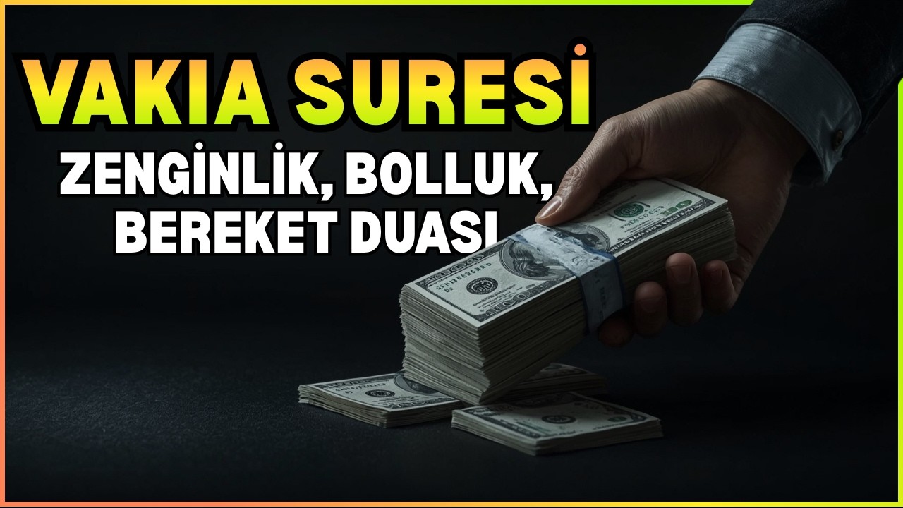 Vakıa Suresi - Zenginlik, Rızık, Bereket Anahtarı. Dinleyen Zengin Olacak.