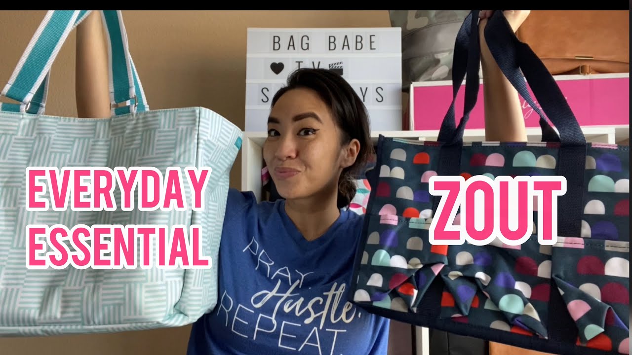 Thirty One Everyday Essential Tote Vs Zip Top Organized Utility Tote ...