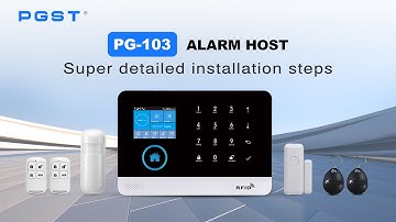 PG-103 alarm host detailed operation video