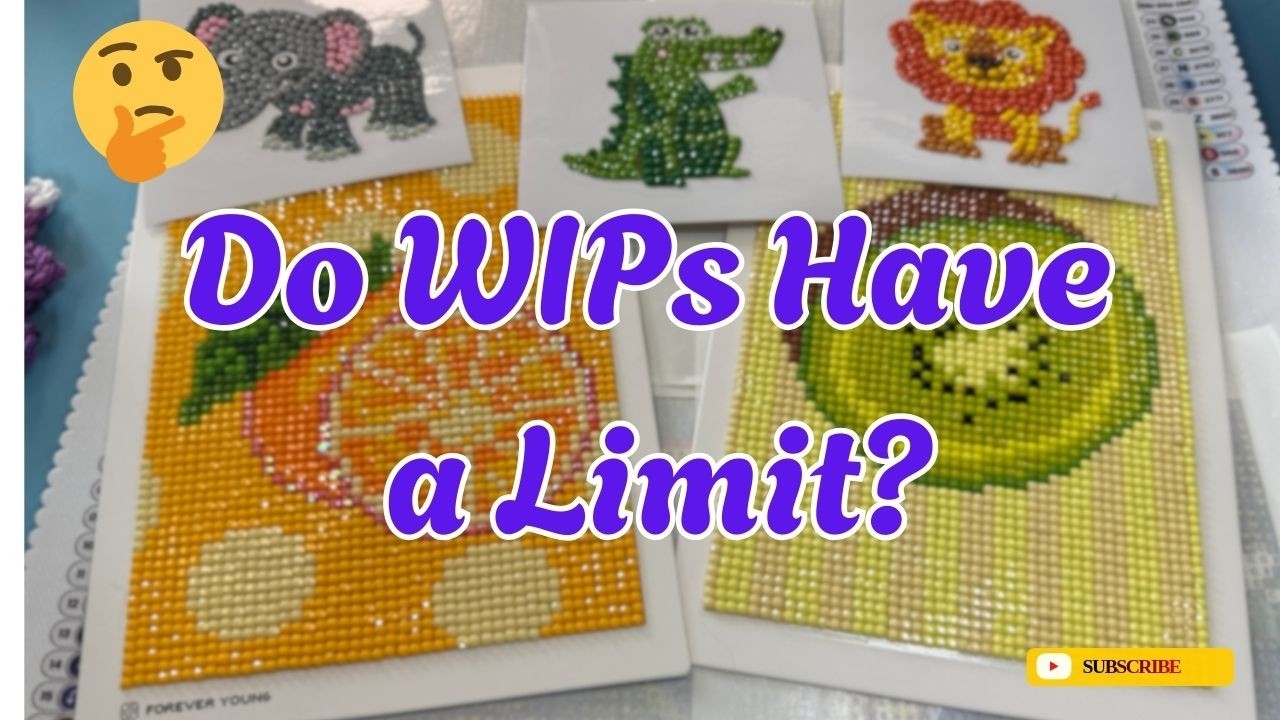 Brain: No more WIPs.. Also brain: Ooh, a new Diamond Painting!