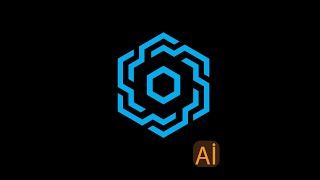 Abstruct Geomatric Hexagonal Logo tutorial shorts in adobi illustrator cc.
