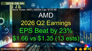 AMD (AMD|$776.4B) - 2026 Q2 Earnings Analysis