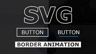 SVG Button Stroke Animation | SVG Button Border Animation With  Html CSS