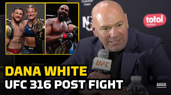 Dana White Gives Update On Jones vs. Aspinall, Reacts To Merab Dvalishvili's & Kayla Harrison's Wins