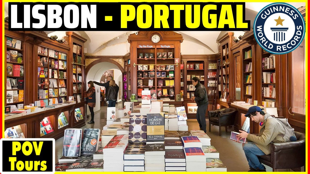 Внутри старейшего книжного магазина в мире | Лиссабон, Португалия