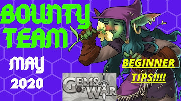 BOUNTY EVENT TEAM | Gems of War bounty guide | IN DEPTH BEGINNER GUIDE tips for NEW PLAYERS