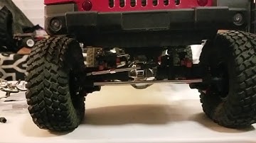 Pan hard bar 4 link chassis mounted servo axial gmade portal axles