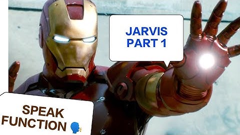 How to make Jarvis AI part 1 | How to make speak 🗣️ function | Take Command Function| CG ISHAN