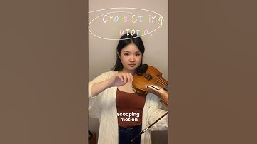 Cross-Strings on the Violin Tutorial 🤯🎻! | #violin #violinshorts