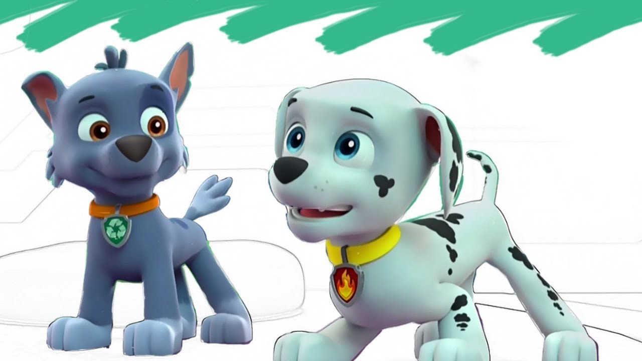 Картинки щенячий патруль рокки и зума