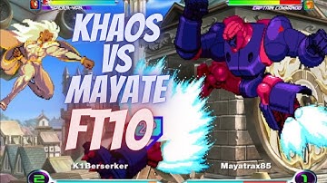 MvC2 - Khaos vs Mayate PSN FT10