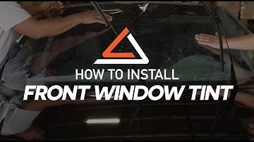 How To Install Tint On Front Windshield - MotoShield Pro