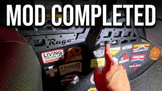 Rago Fabrication Center Console Molle Panel - 4th Gen Tacoma | vlog 028