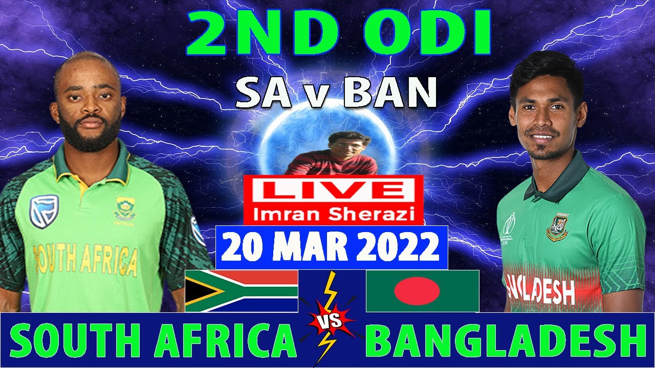 South Africa vs Bangladesh Live SA vs BAN 2nd ODI Johannesburg Live Scorecard and Updates