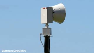 Federal Signal Equinox Siren Test (Fast Wail) Ashland City, TN
