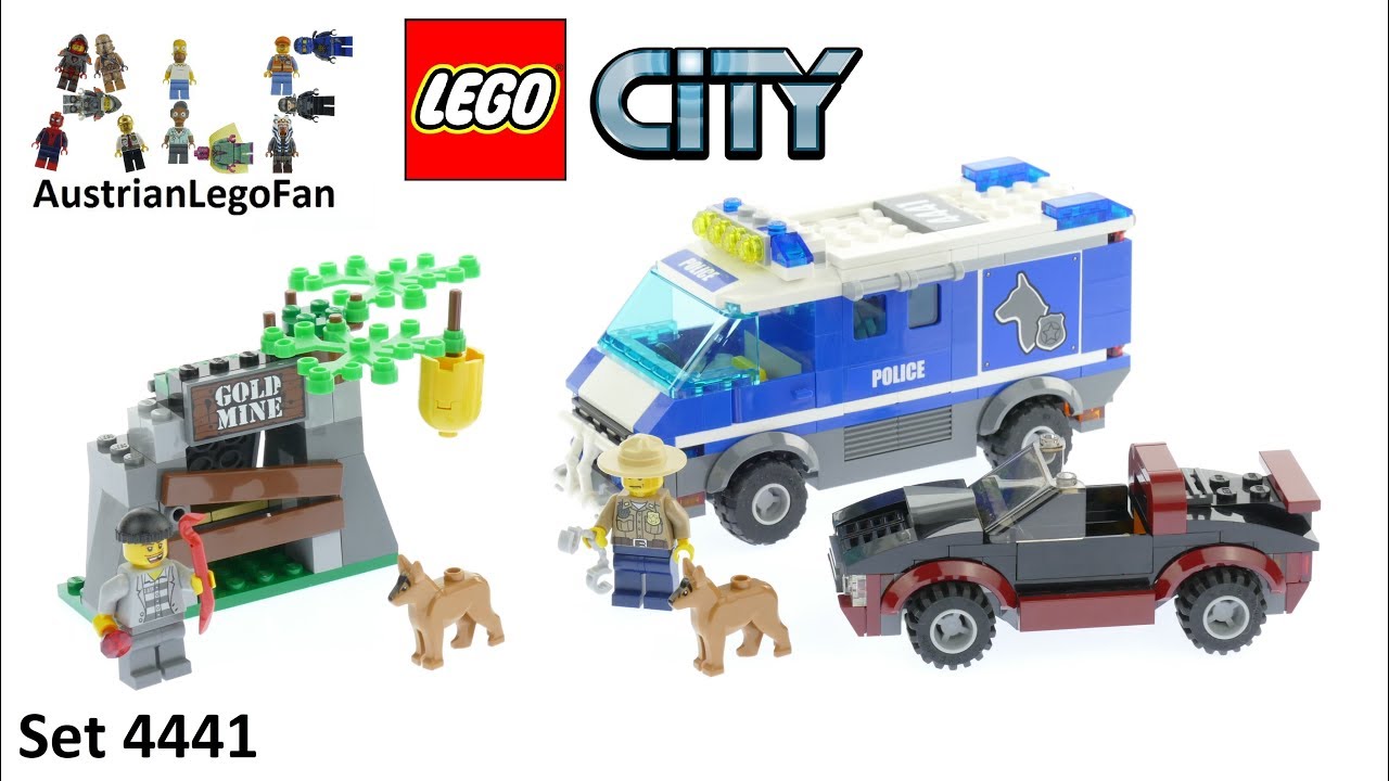 lego police dog van