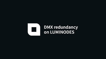 DMX redundancy on LumiNodes