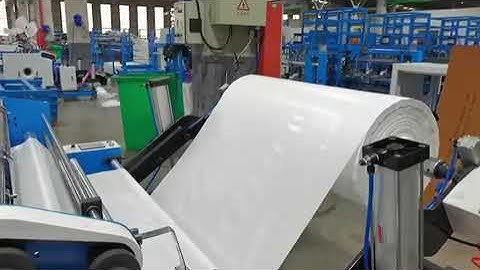 Leader PP Woven Laminated/Non woven Box bag making machine with Handle online Ounuo/Oyang machinery