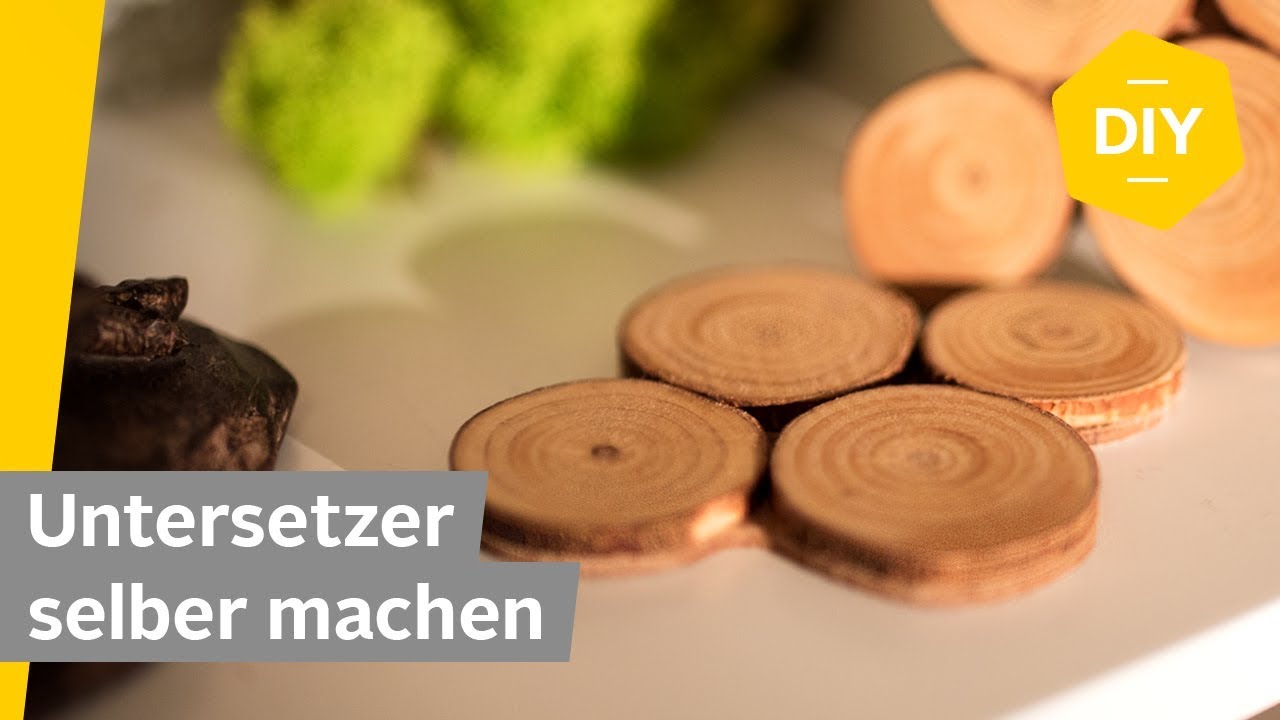 DIY: Untersetzer selber machen aus Rindenscheiben | Roombeez – powered by OTTO