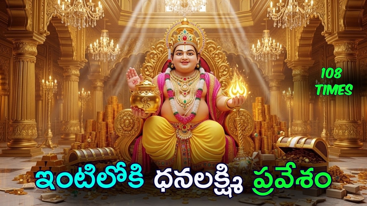 ✨ Kubera Ashta Lakshmi Mantra | ధనం, అదృష్టం, ఐశ్వర్యం కోసం పవర్‌ఫుల్ ఛాంట్ | Wealth Attraction ✨