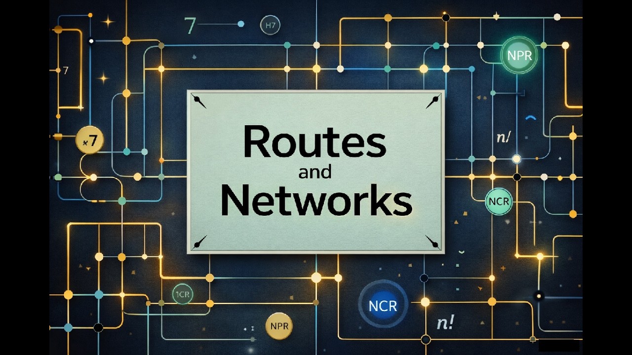 Подготовка к CAT | Экзамен MBA | Лекция 228 | Маршруты и сети с использованием P 7 C | 