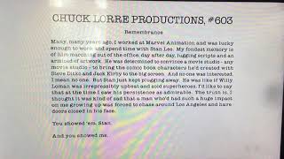 Chuck Lorre Productions, #603/Warner Bros. Television (2018)