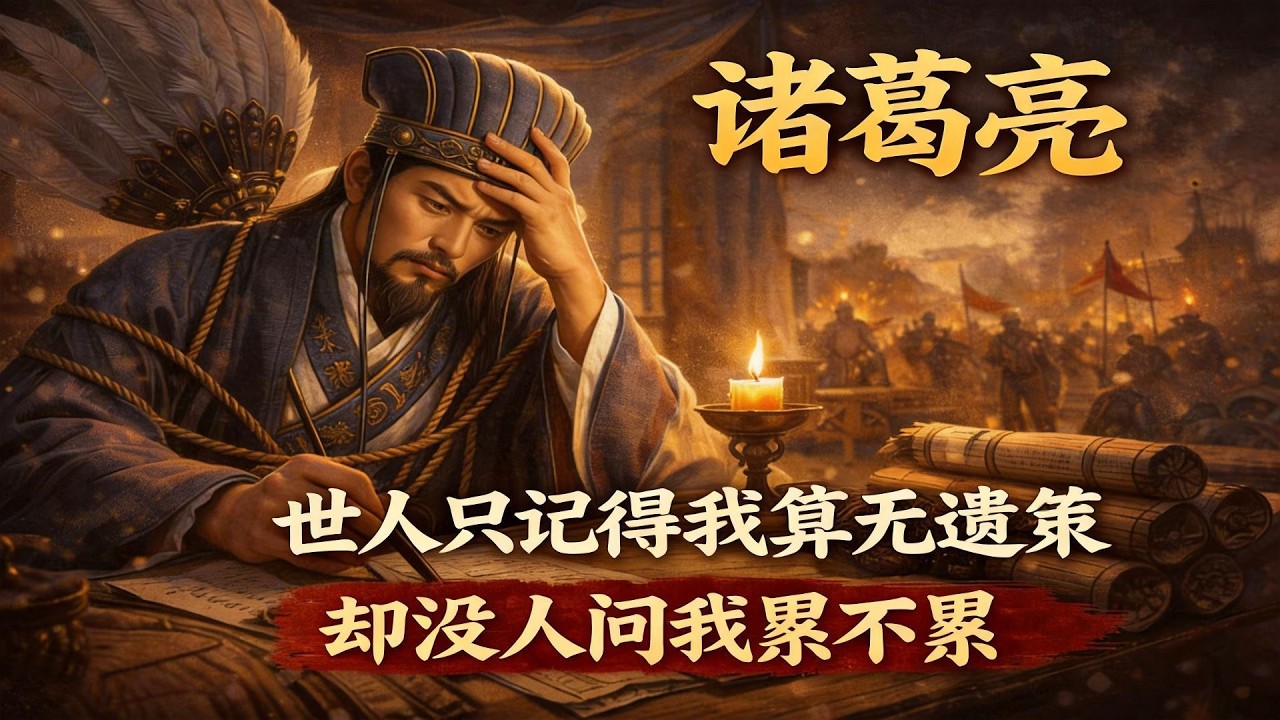 诸葛亮 | 世人只记得我算无遗策，却没人问我累不累 | 静心助眠，舒缓情绪，观千年兴衰，品人间过往~