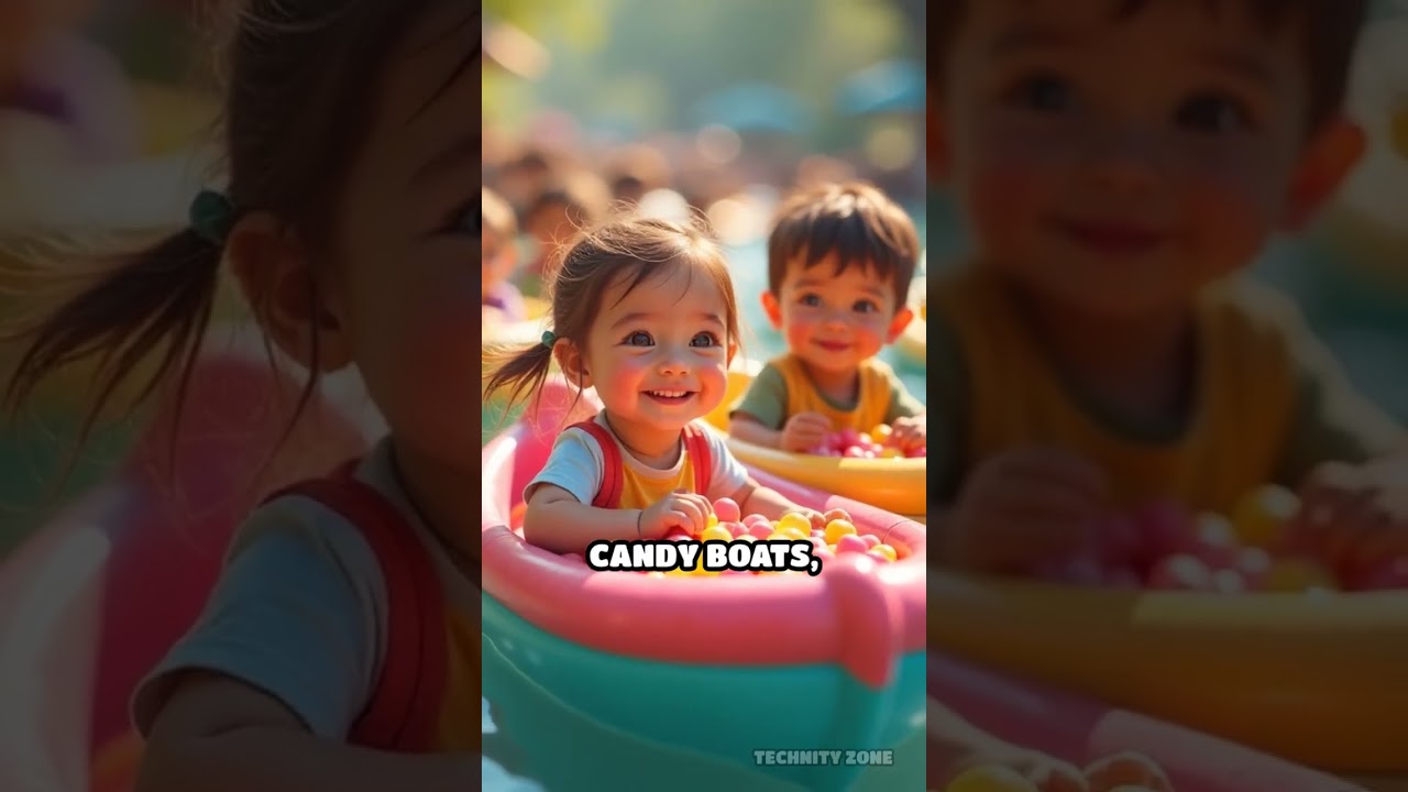 The Jellybean River 🌈🍬 | 60-Second Funny Kids’ Story 