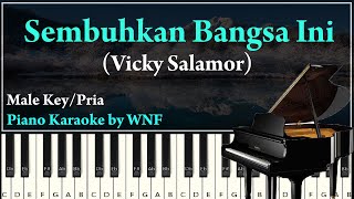 VICKY SALAMOR - Sembuhkan Bangsa Ini Piano Karaoke Version