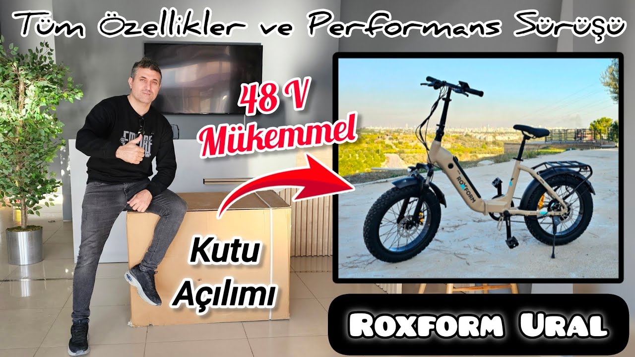 Yeni 48V Fatbike RoxForm Ural Katlanır Elektrikli Bisiklet, özelikler,tanıtım #ebike #bim #kit #rks
