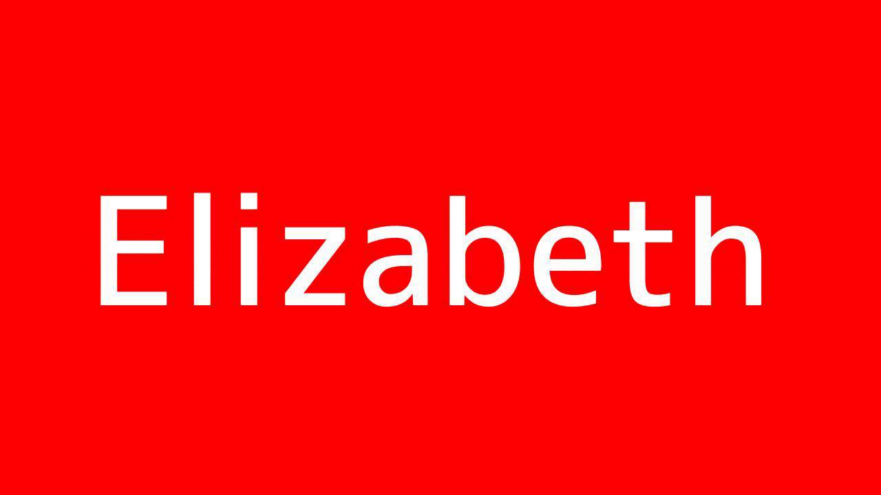 How To Say Elizabeth In Spanish